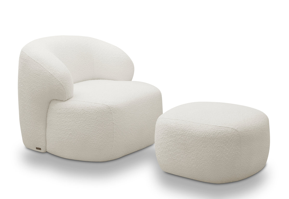 Poltrona Chandon Tela Bouclé