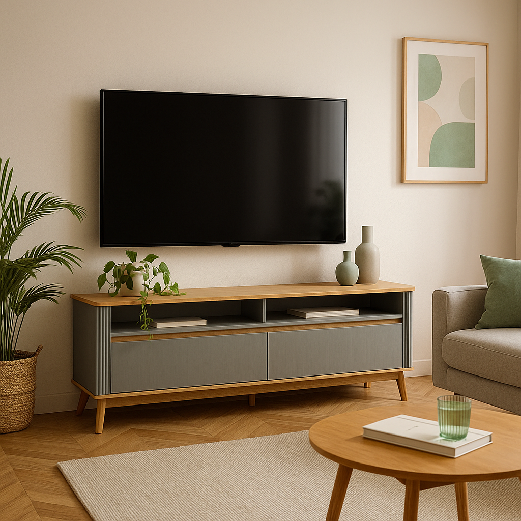 RACK OLMO 180CM GRIS