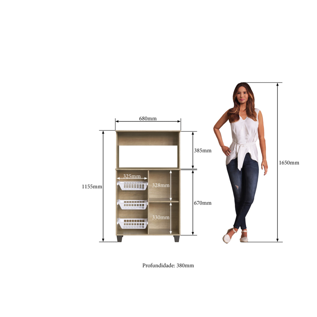 Mueble para Microondas Habana
