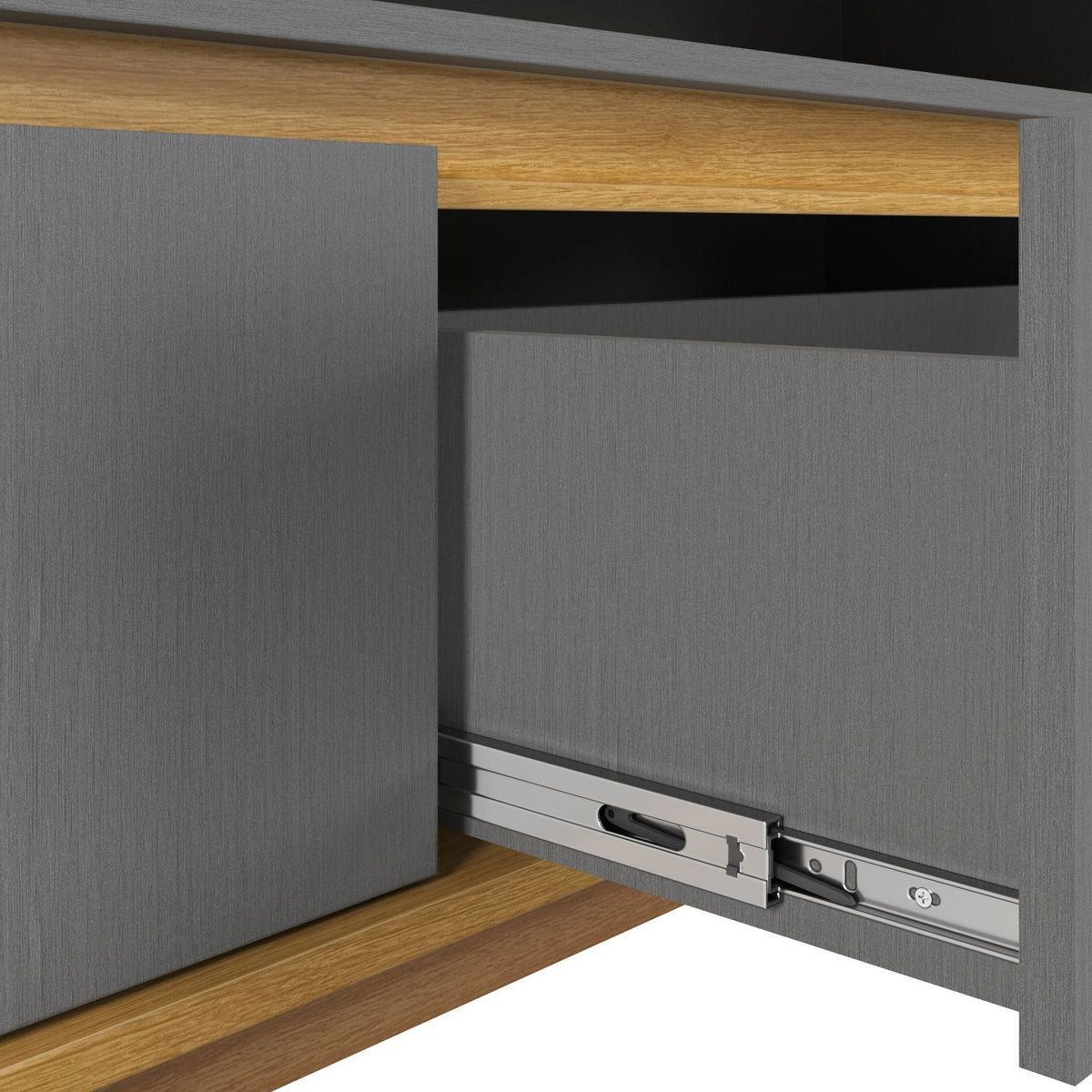 RACK OLMO 180CM GRIS