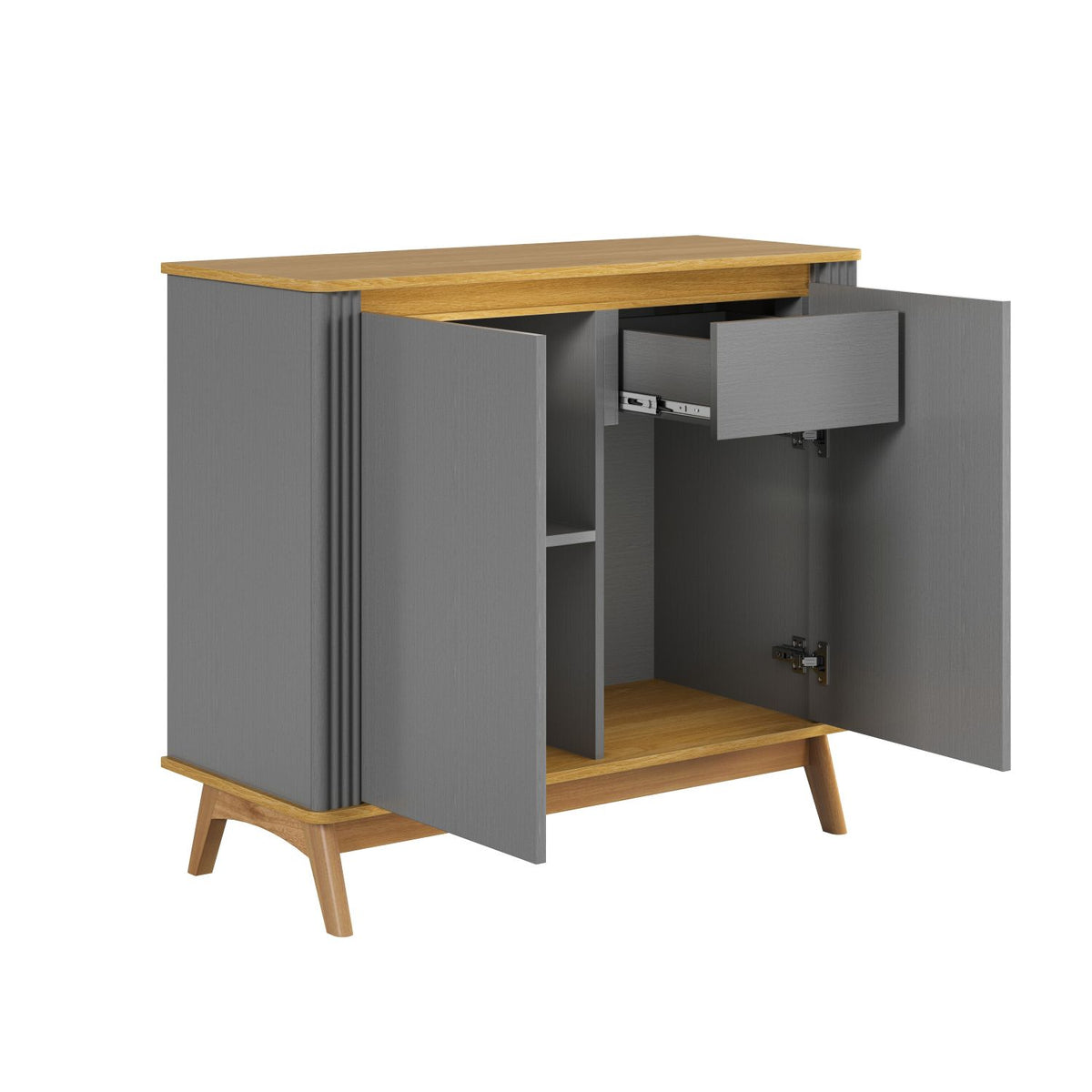 Buffet Sara 2 Puertas Gris