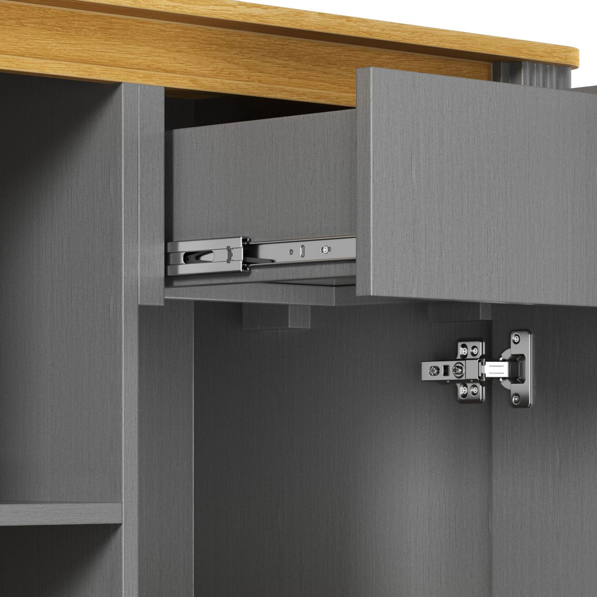 Buffet Sara 2 Puertas Gris