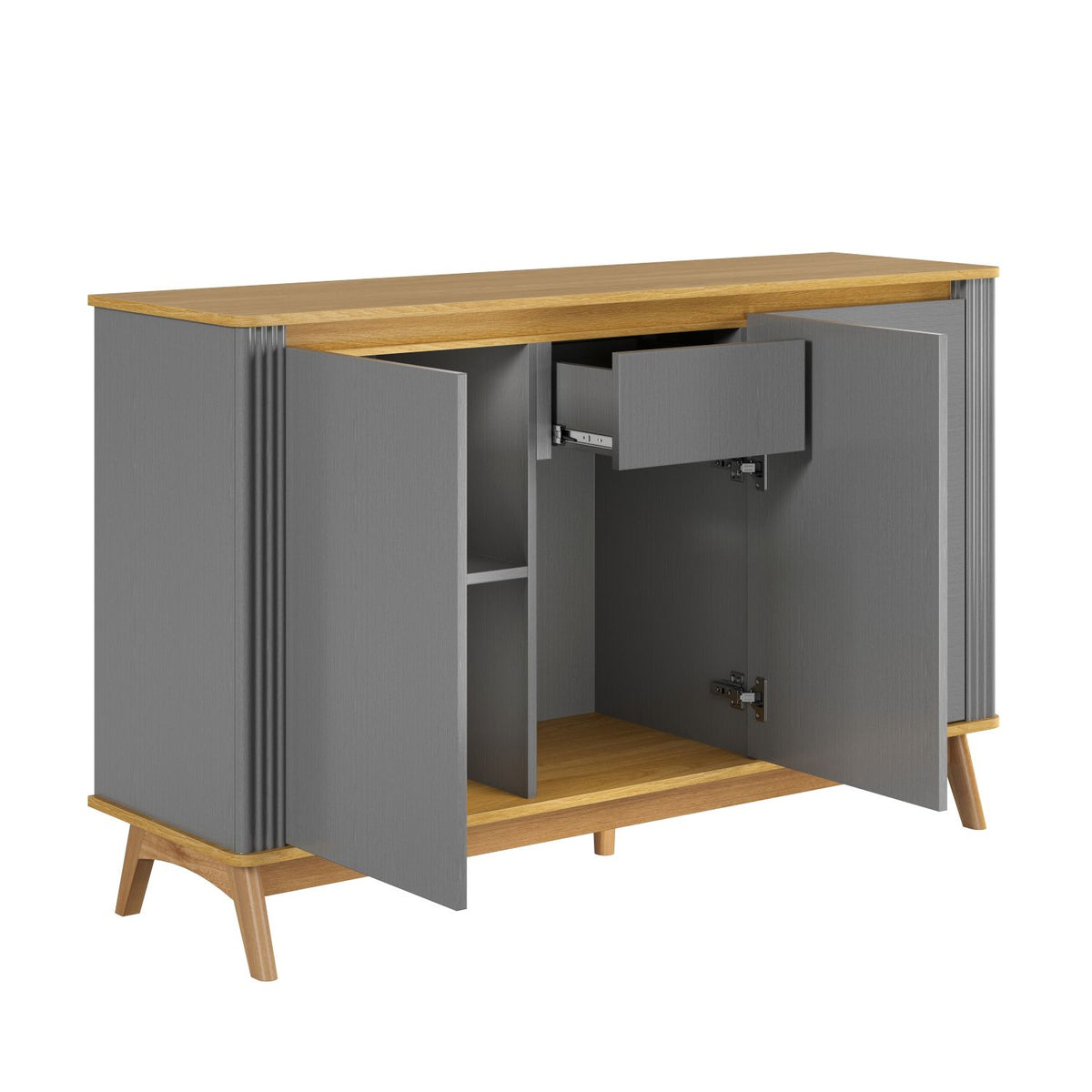 Buffet Sara 3 Puertas Gris